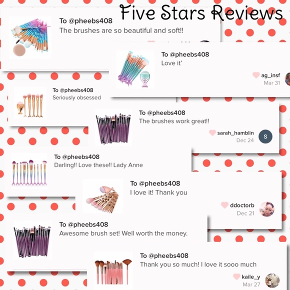 NEW 15 pcs Pro BLACK Makeup Brush Set - Picture 4 of 4